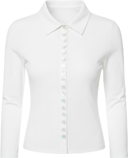Women's Pennie Iridescent Button Up Shirt