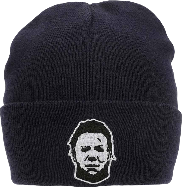Men's John Carpenter s Michael Myers Navy Cuff Beanie.