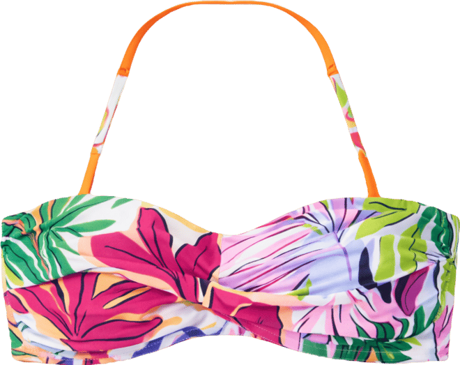 Women's Liz Printed Twist Bandeau Bra