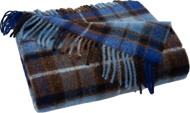 Highland Tweeds Shetland Lambswool Throw, 55 " x 72"