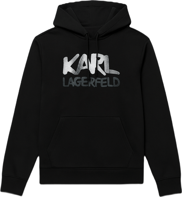 Men's French Terry Graffiti Texture Hoodie