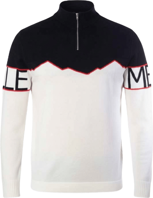 Men's Half-Zipped Cashmere Blend Sweater