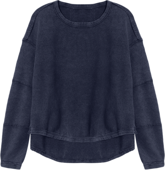 Women's Total Eclipse Ribbed Dolman-Sleeve Tee