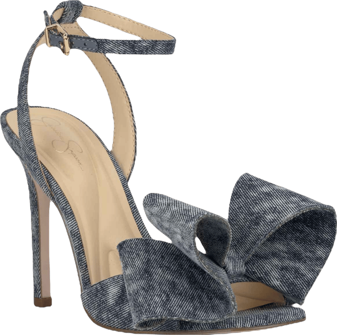 Women's Olivine Bow High-Heel Stiletto Dress Sandals