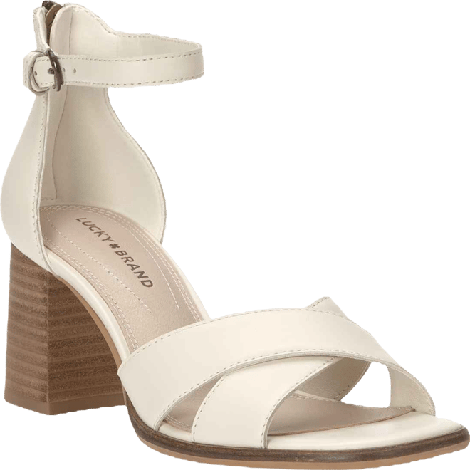 Women's Herrika Stacked Heel Crisscross Dress Sandals