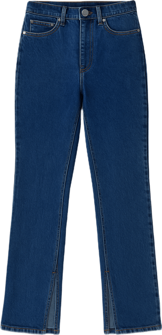 Women's After Party Split-Seam Slim-Straight Jeans