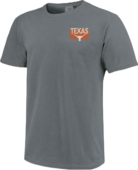 Men's and Women's Gray Texas Longhorns Hyper Local House Mascot Built T-Shirt