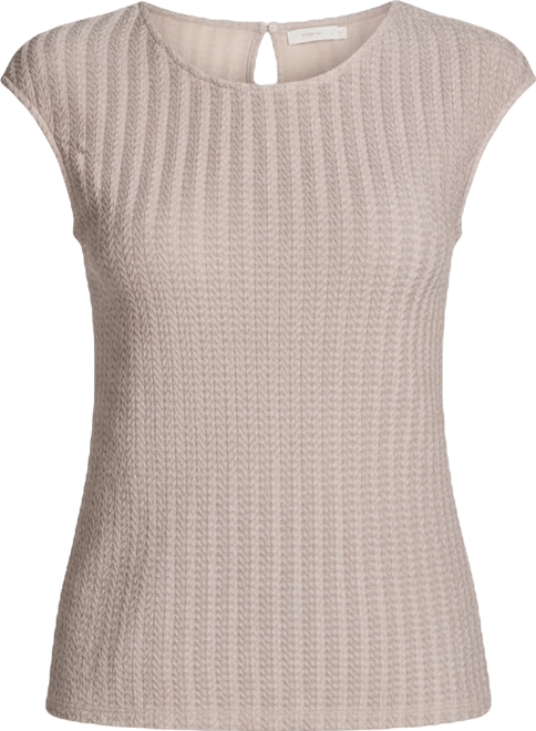 Women's Textured Cap Sleeve Top