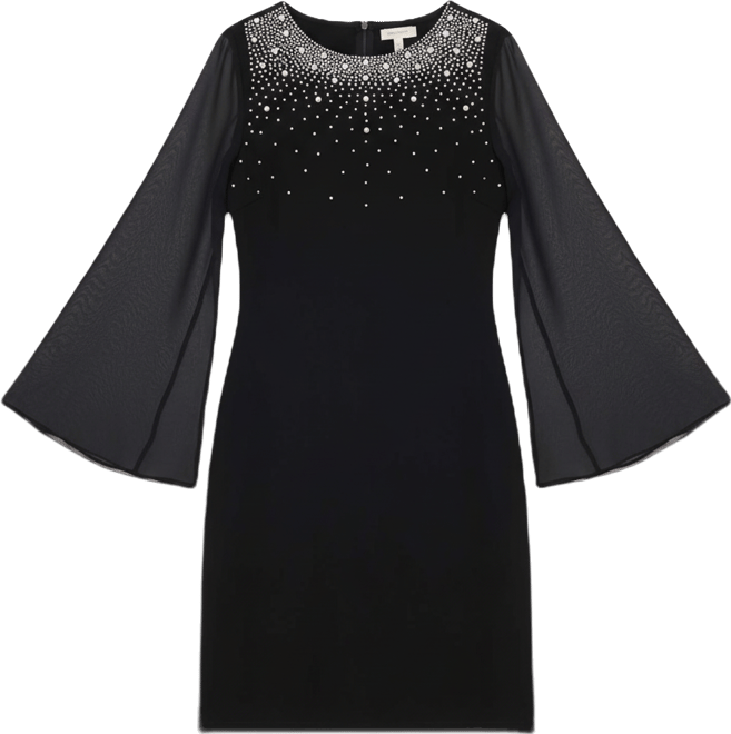 Women's Embellished Crewneck Dress