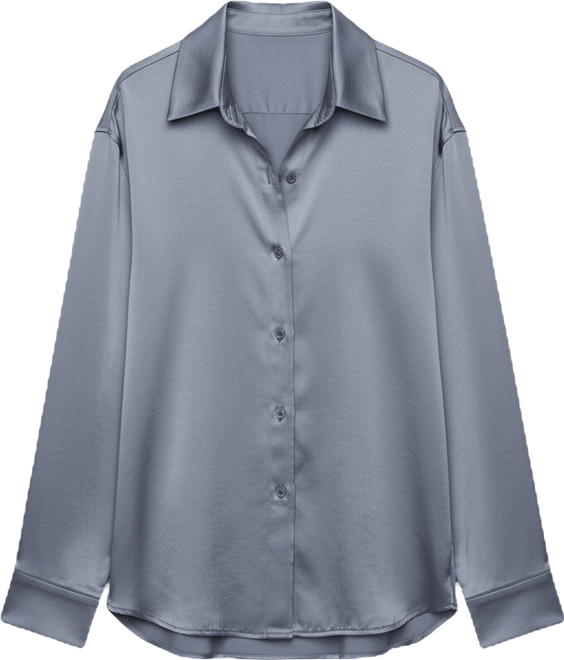 Women's Woven Button-Down Shirt