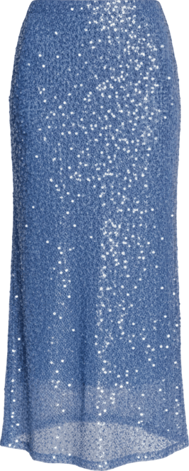 Women's Pull-On Knit Sequin Skirt