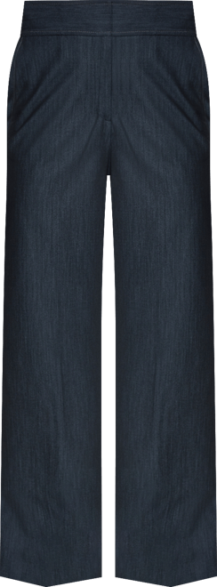 Women's Faux Denim Wide Leg Pants