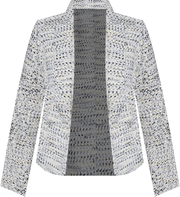 Women's Tweed Open-Front Jacket