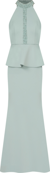 Women's Beaded Halter Neck Dress