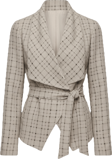 Women's Wrap Jacket with Belt