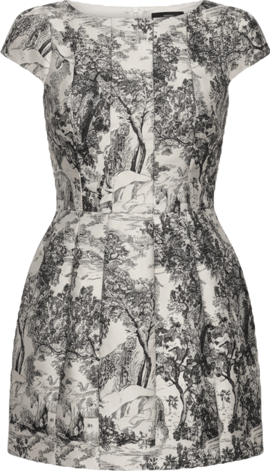 Women's Cap-Sleeve Mini Dress