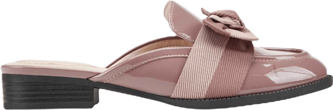 Women's Leilani Bow Slip-On Tailored Mule Loafers