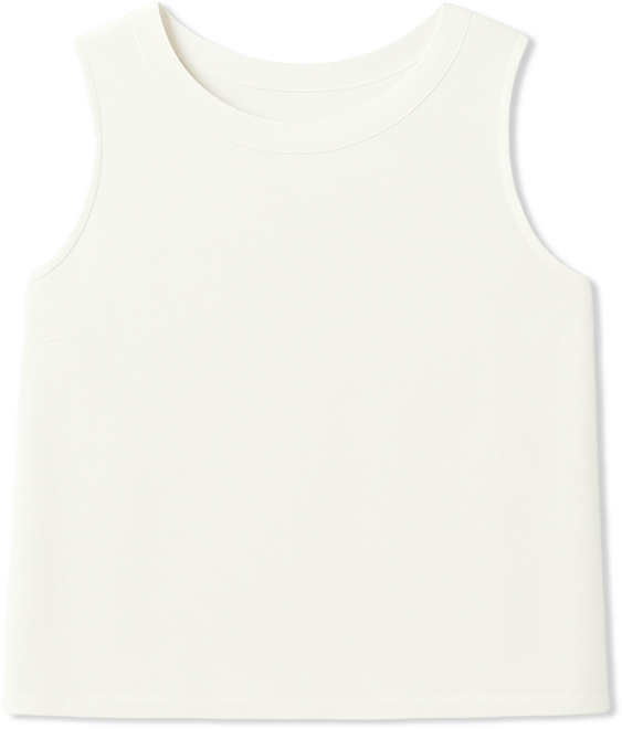 Women's Crewneck Sleeveless Top, Regular and Plus Size