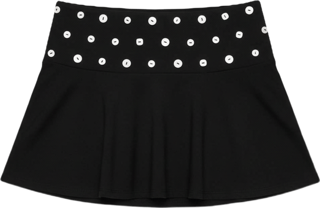Women's Kayce Button Mini Skirt