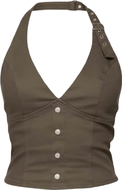 Women's Keli Buckle Halter Top