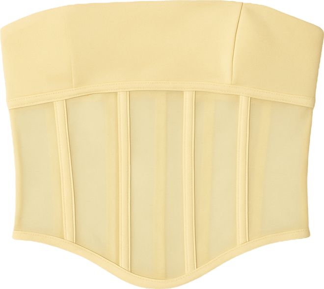 Women's Evangeline Sheer Mesh Corset Top