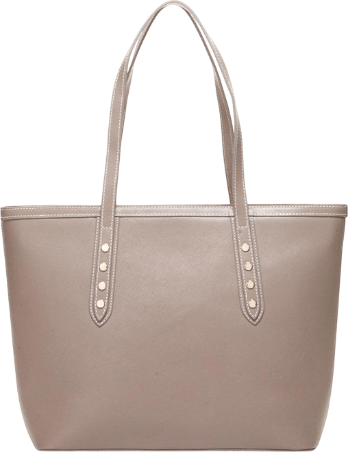 Dark Dune Leather Shoulder Bag Big Work Tote Purse for Women's Laptop Handbag