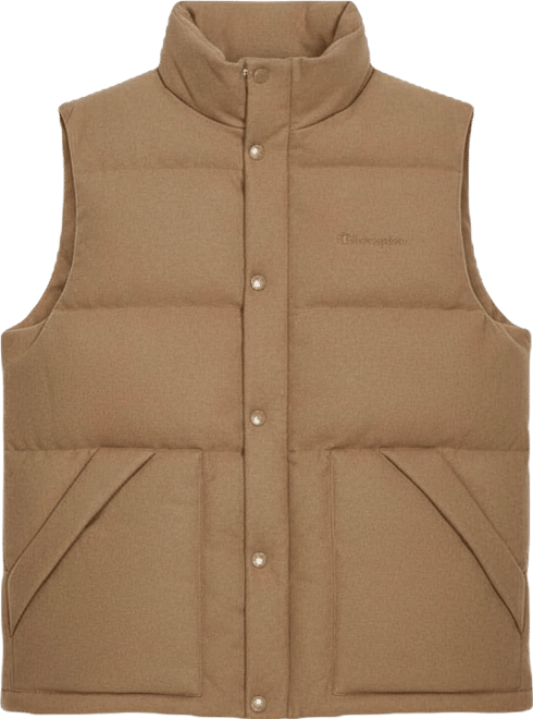 Men's Quilted Stand-Collar Vest