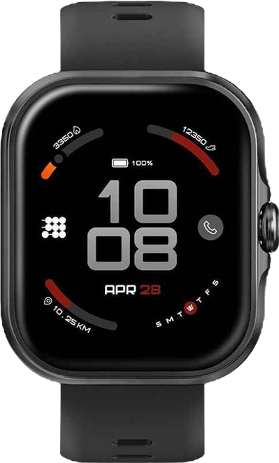 Viva Lite Smartwatch with Built-in Gps, 1.85 Amoled Display