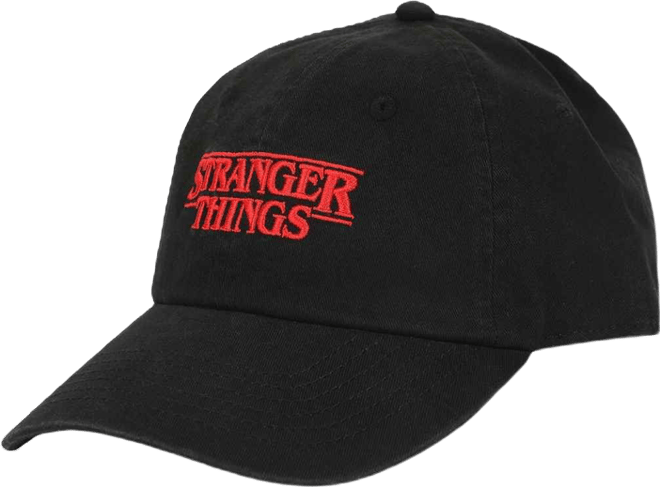 Men's Logo Black Unstructured Baseball Cap.