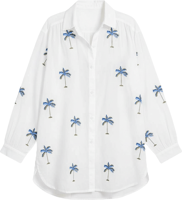 Women's Palm Button Front Shirt
