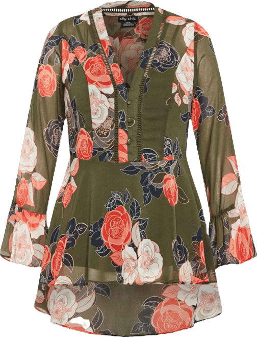 Plus Size Mya Wrap Top