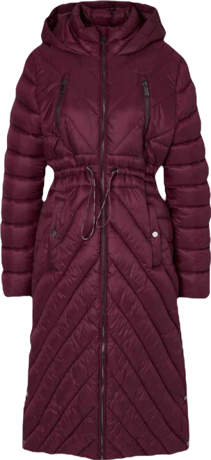 Women's Lightweight Knee Length Packable Coat