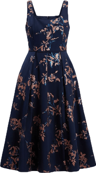 Women's Satin Sequin Prom Dress