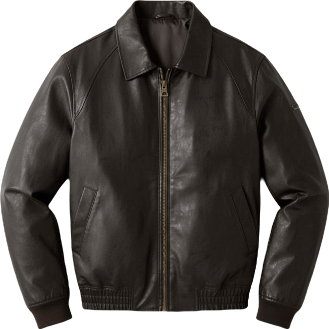 Men's Aviator Zip-Front Jacket