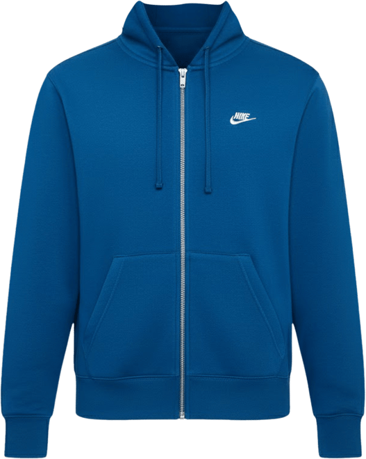 Nike Club Sudadera con gorro de tejido Fleece de cierre completo para hombre