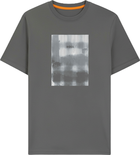 Boss by  Men's Printed Artwork Cotton-Jersey T-Shirt