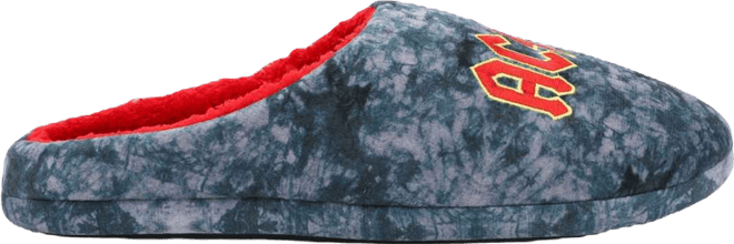 Men's Embroidered logo Tie-Dye Scuff Slippers-Medium