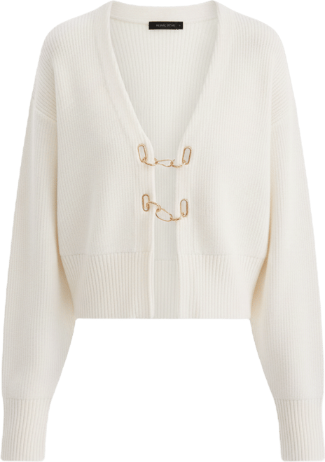 Women's Long-Sleeve Hardware Cardigan, Exclusively at Macy's
