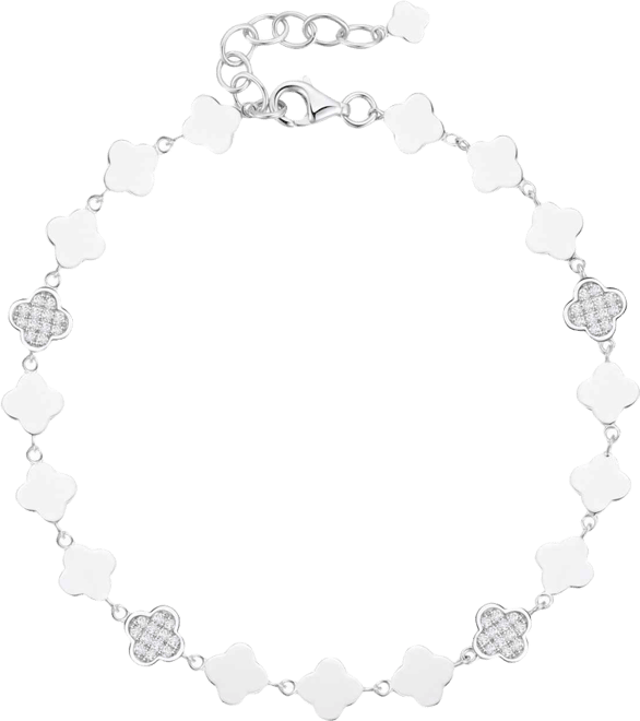 Diamond Bracelet (1/4 ct. t.w.) in Sterling Silver