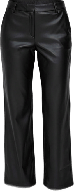 Women's Gaia Wide Leg Leather Trouser