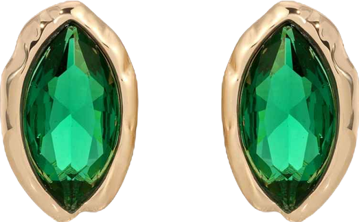 Gold Plated Crystal Luxe Mini Stud Earrings