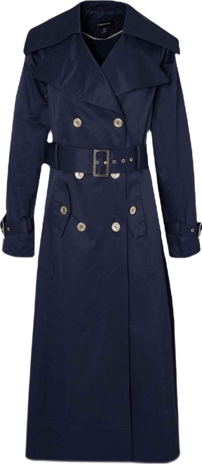 Women's Cotton Sheen Belted Classic Trench Coat