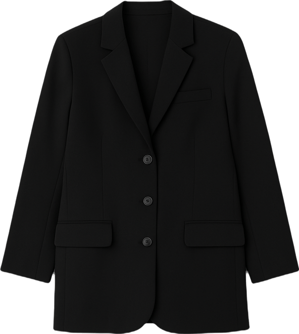 Women's Vision Twill Three-Button Boyfriend Jacket