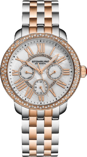 Women's Quartz Sonata Watch – Rose Gold-Tone Bracelet, 38mm Round Case