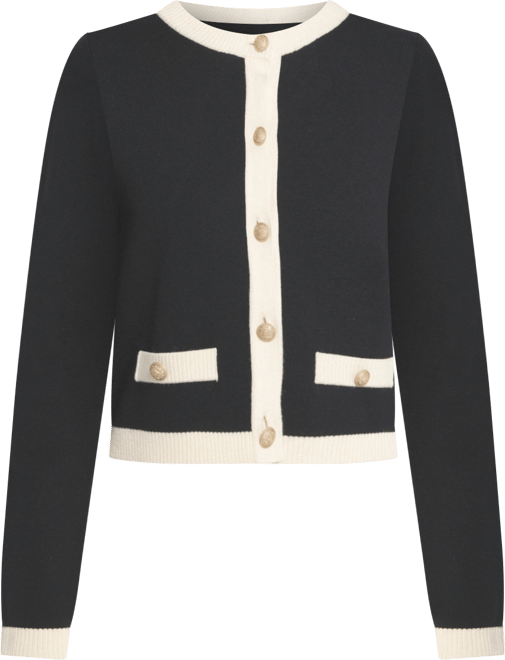 Women's Fine Gauge Lightweight Framed Cardigan Sweater