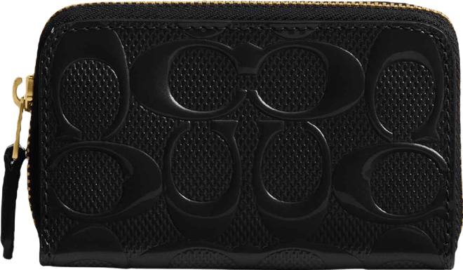 Boxed Essential Patent Signature Zip Around Card Case