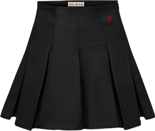 Women's Cotton Pleated Skirt