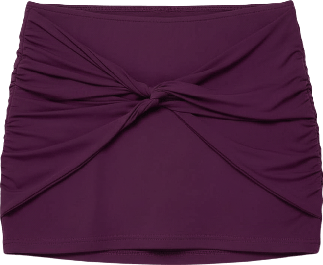 Women's Maggi Knotted Mesh Mini Skirt