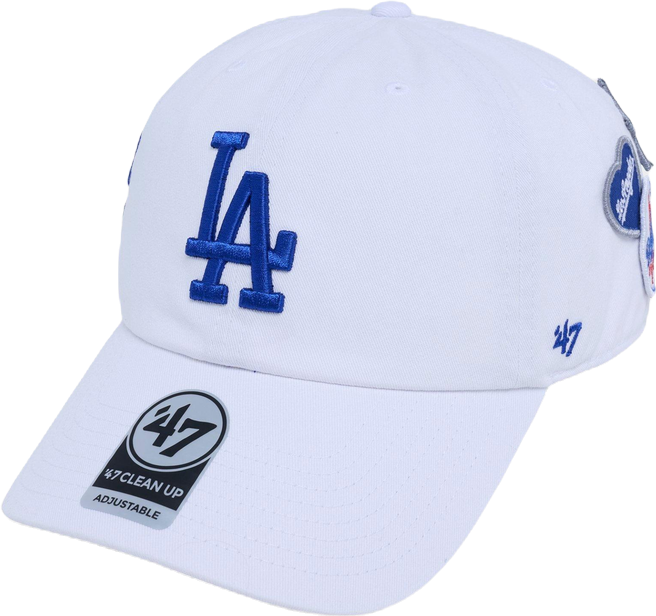 47 Los Angeles Dodgers MLB Badges Clean Up Strapback Hat | JD Sports