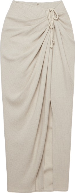 Women's Noelia Linen Slit Skirt